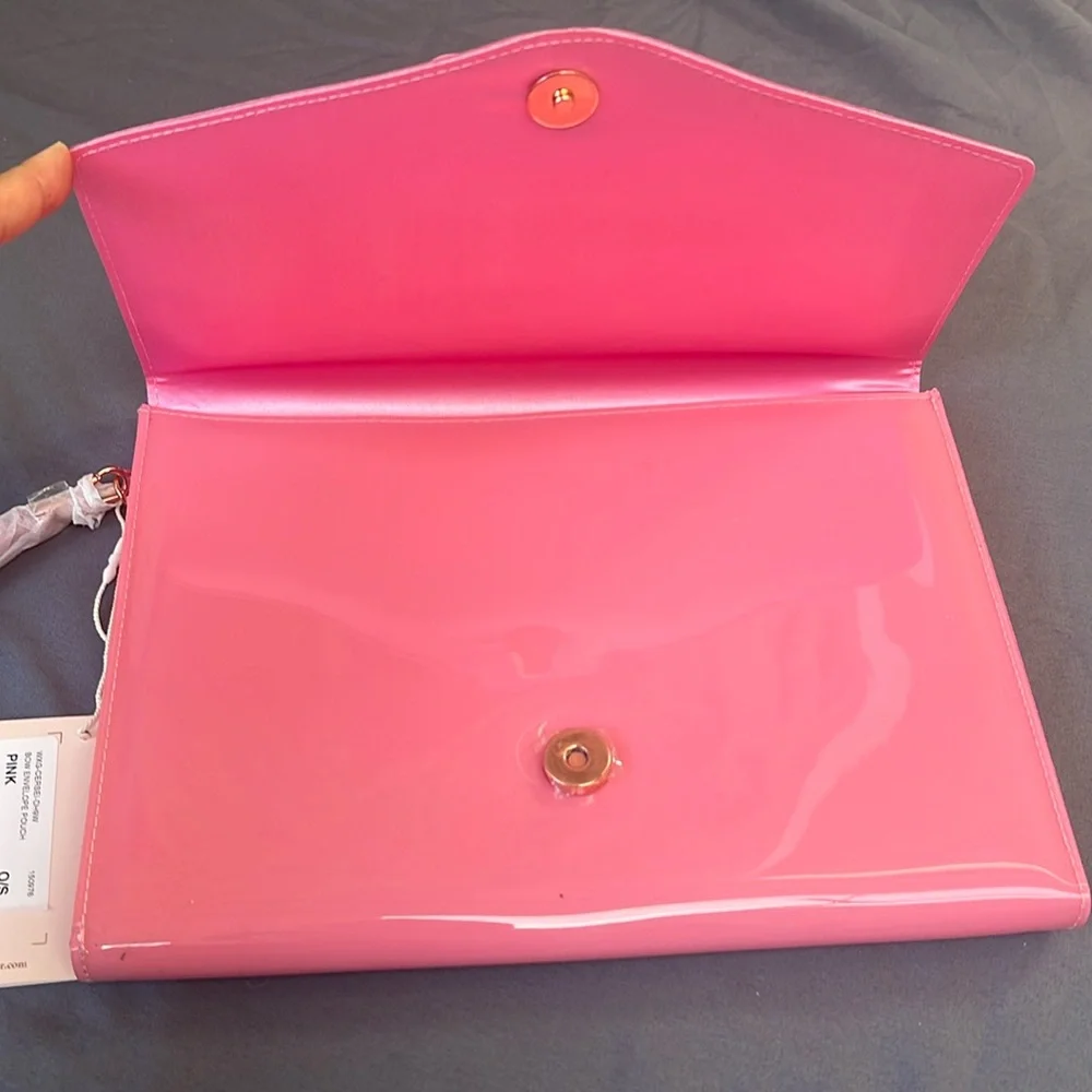 New ted baker krystan pink clutch bag